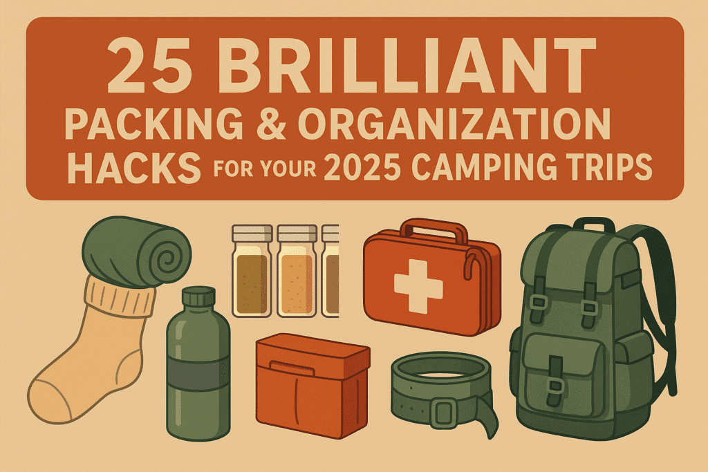 Camping packing and organization tips for 2025 trips.